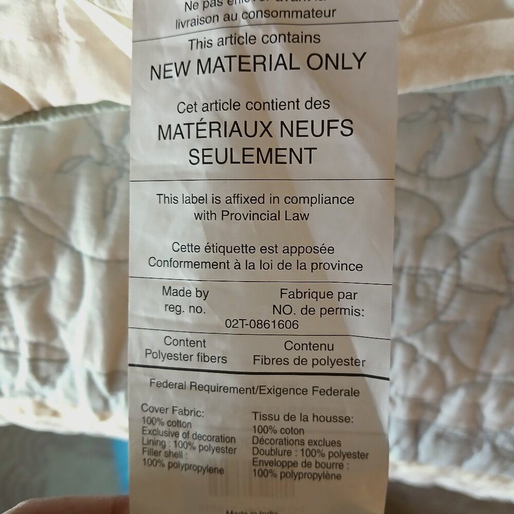 Pier 1 Beaded & Embroidered Floral Accent Pillow - 14 inches - Picture 8 of 10